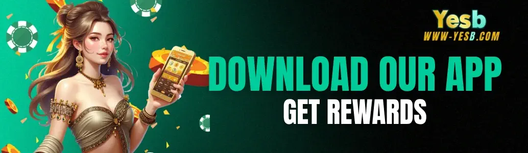 YESB casino mobile gaming app interface.